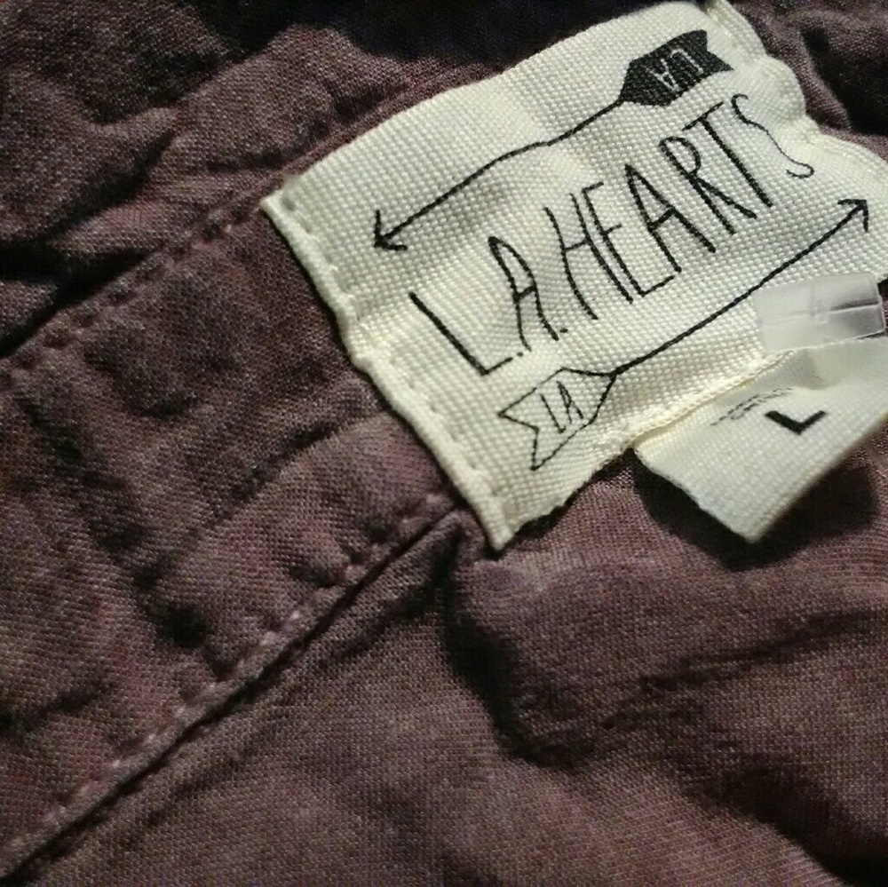 Plum button down - Picture 3 of 3